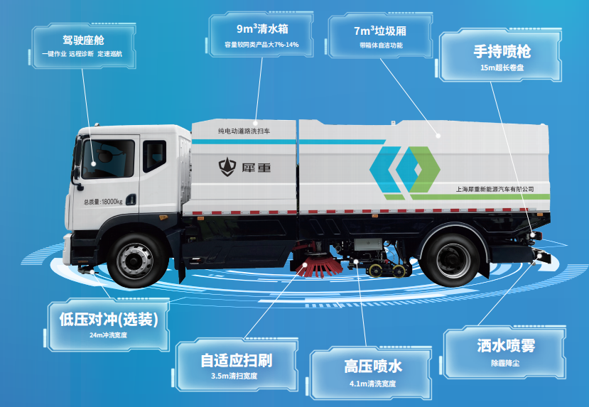 犀重汽车批量交付39台纯电动环卫车，助力河北绿色城市建设